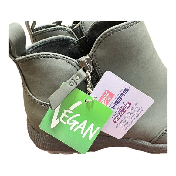 Skechers Relaxed Fit Dark Gray Boots size 7.5 - Picture 8 of 8